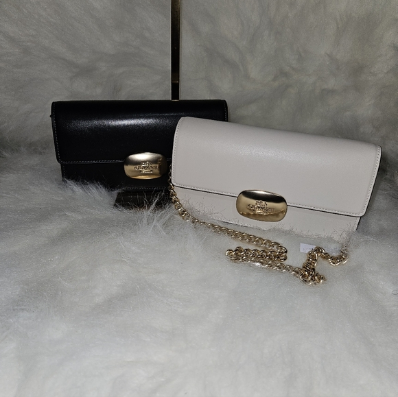 NWT Coach Eliza Cream Leather Crossbody Bag - Picture 14 of 14